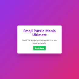 Emoji Puzzle Mania