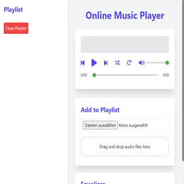 Online Music Player